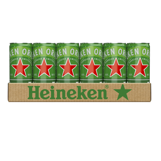 Foto van Heineken Pilsener 24x250ml op witte achtergrond