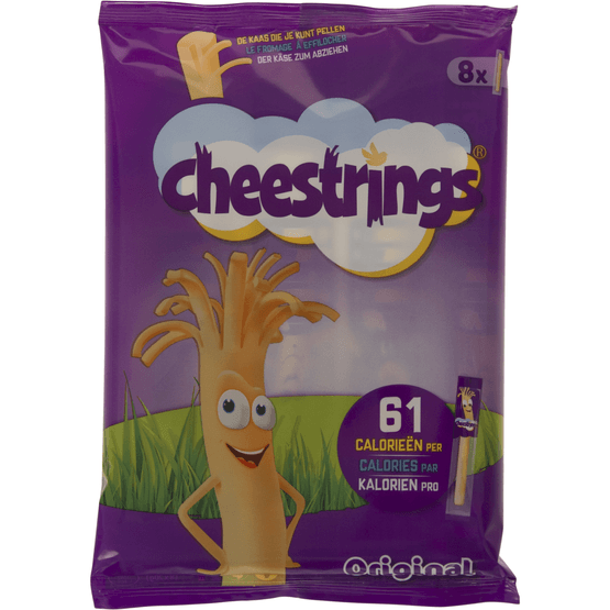 Foto van Cheestrings original 8 st. op witte achtergrond
