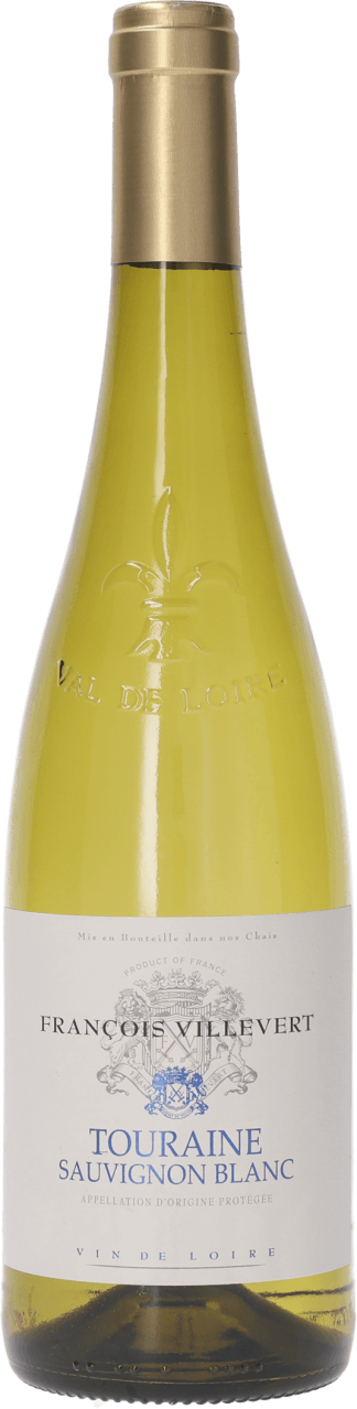 Foto van FVillevert Sauvignon touraine blanc op witte achtergrond