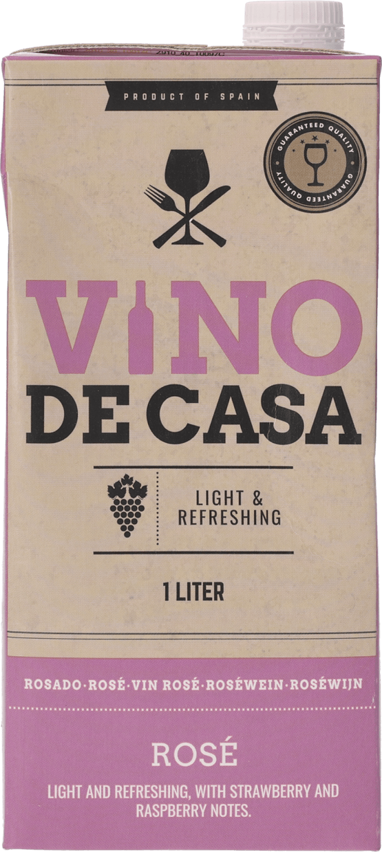 Foto van Vino de Casa Rose op witte achtergrond