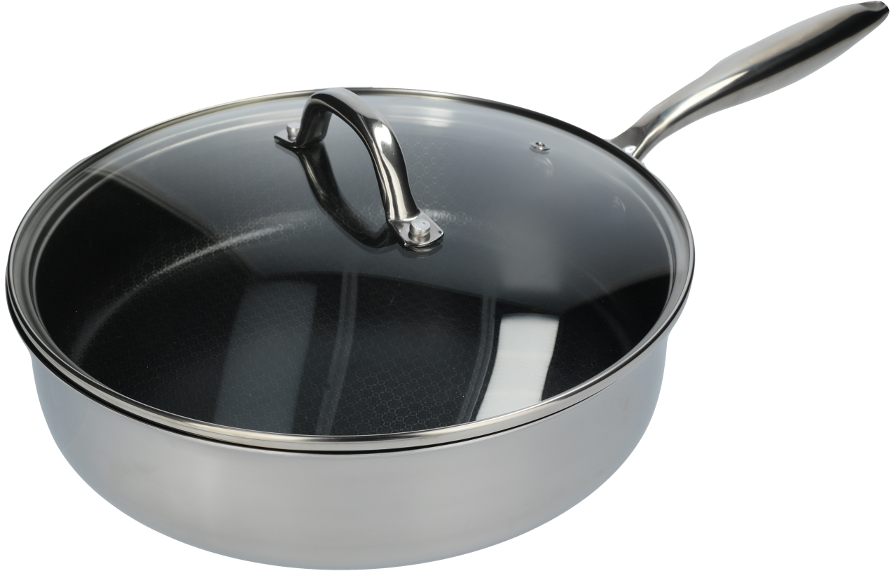 Alpina Hapjespan met deksel 28cm
