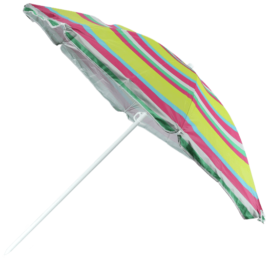 Foto van Strandparasol 170cm 3 kleuren op witte achtergrond
