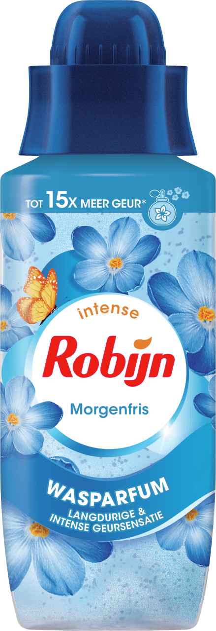 Foto van Robijn Wasparfum morgenfris op witte achtergrond