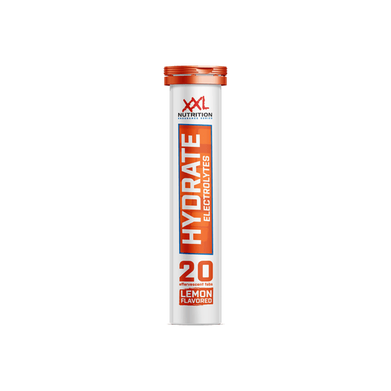 Foto van XXL Nutrition Elektrolyten tabletten op witte achtergrond