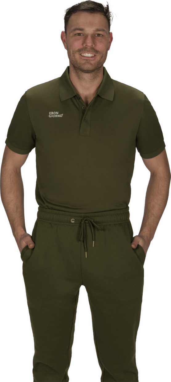 Foto van Bon Giorno Heren sport polo op witte achtergrond