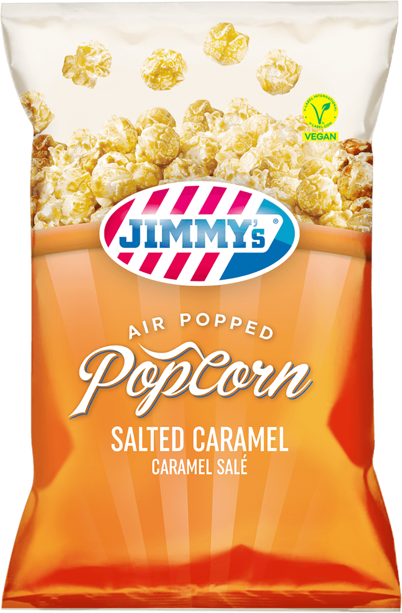 Jimmy's Air Popped Popcorn Salted Caramel 150 g