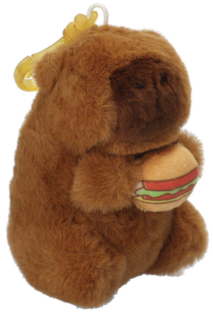 Capybara pluchen sleutelhanger