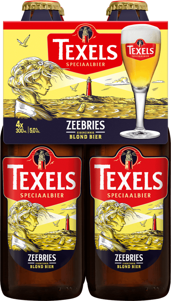 Foto van Texels Zeebries blond 4/1 op witte achtergrond