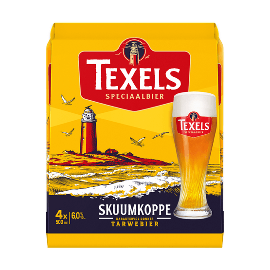 Foto van Texels Skuumkoppe 4 st. op witte achtergrond