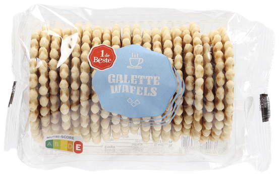 Foto van 1 de Beste Galetten wafels op witte achtergrond