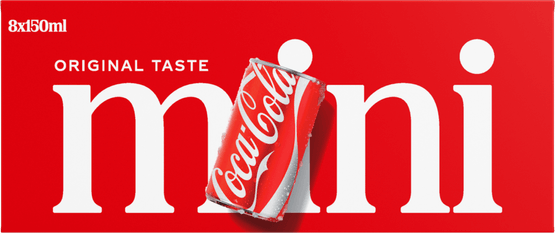 Foto van Coca-Cola Regular 8 x 15 cl op witte achtergrond