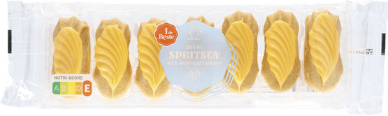 Foto van 1 de Beste Creme spritskoekjes advocaat op witte achtergrond
