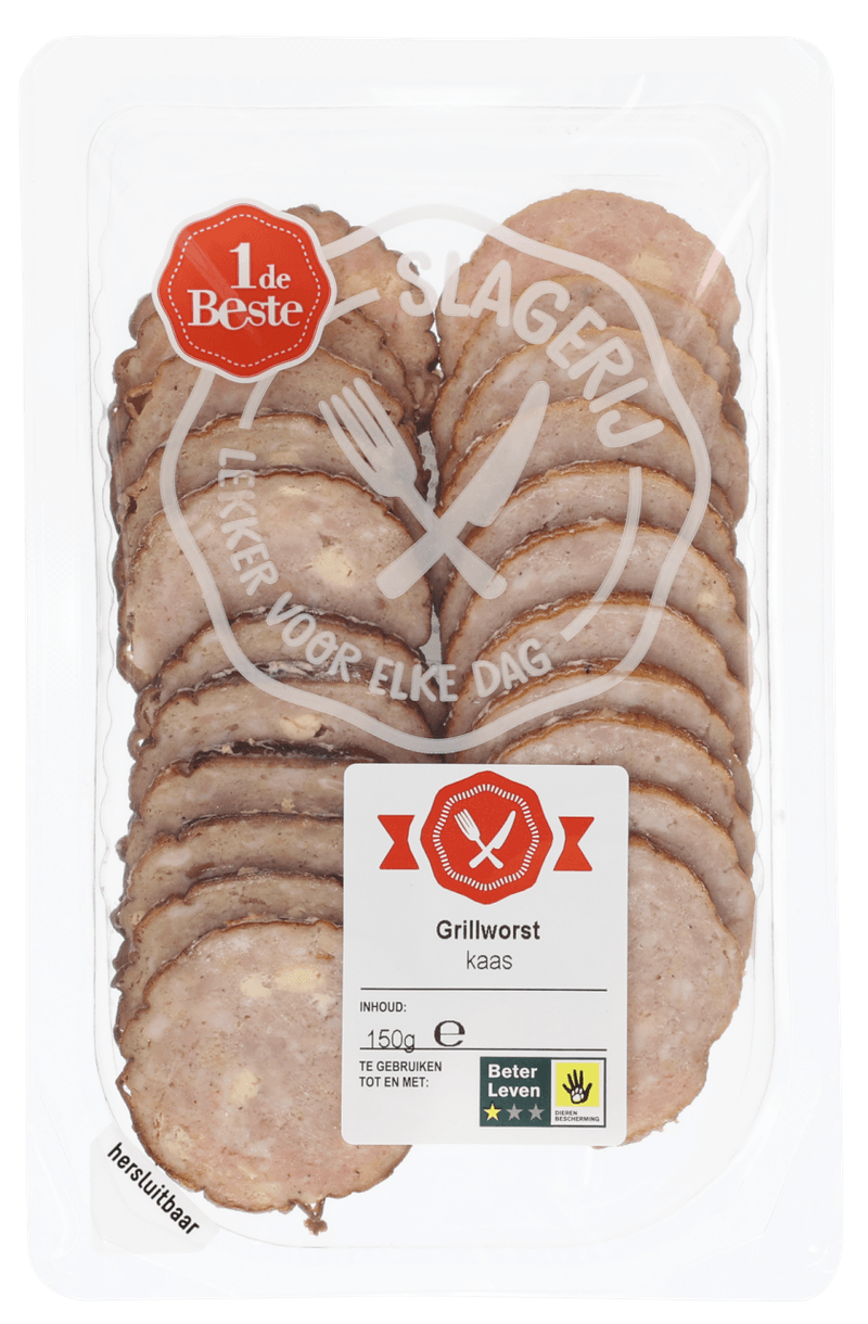 1 De Beste Grillworst kaas
