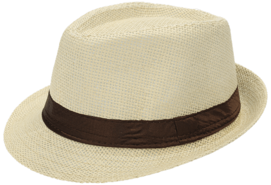 Foto van Hoed borsalino assorti op witte achtergrond