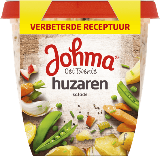 Foto van Johma Salade huzaren op witte achtergrond