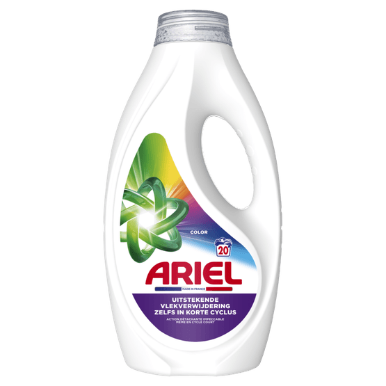 Foto van Ariel Vloeiboer wasmiddel color 20 wasb op witte achtergrond