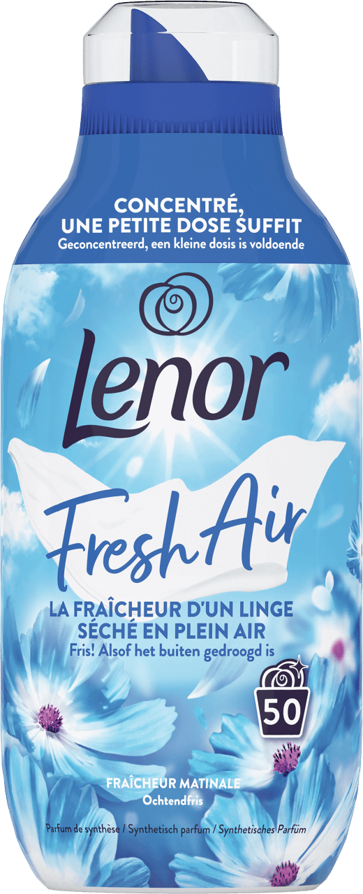 Foto van Lenor Wasverzachter fresh air ochtendfris 50wb op witte achtergrond