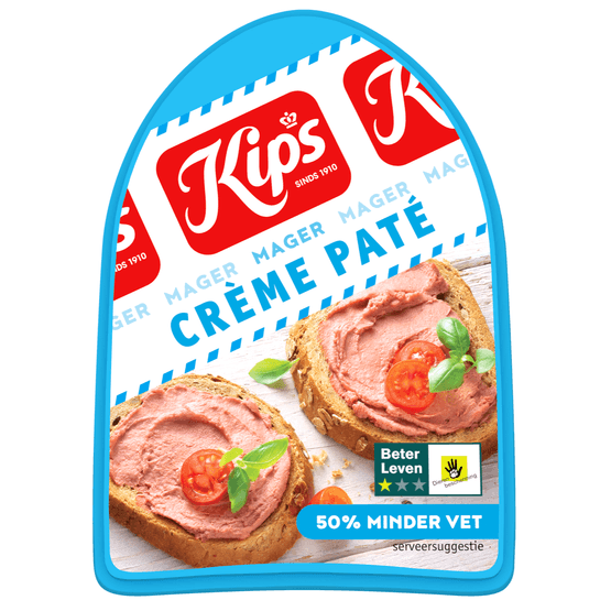 Foto van Kips Paté creme mager op witte achtergrond