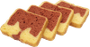 Thumbnail van variant Bakker Bollebof Red velvet marmercake plakjes