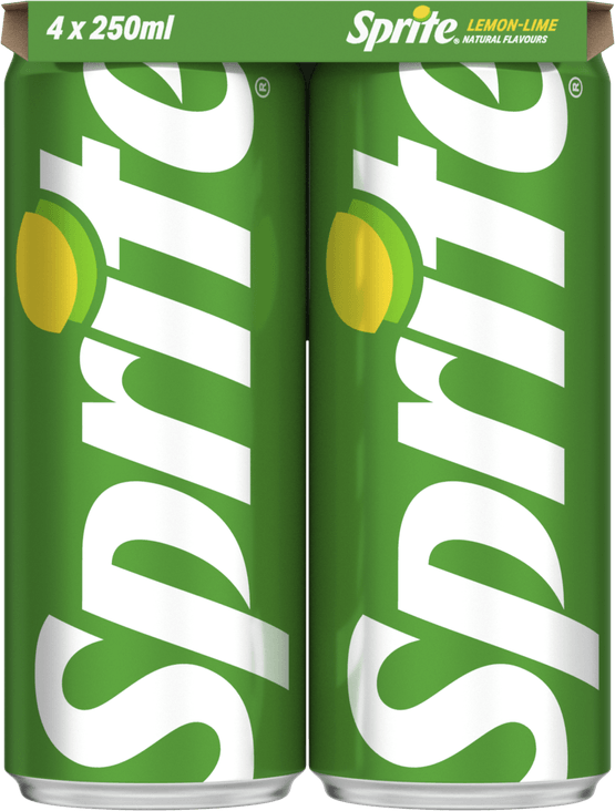 Foto van Sprite Refresh regular 4 stuks op witte achtergrond