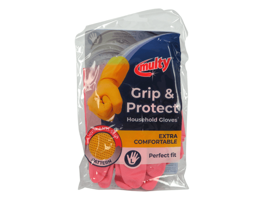 Foto van Multy Huishoudhandschoenen maat l op witte achtergrond