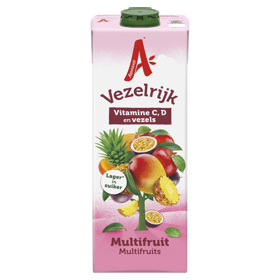 Foto van Appelsientje Vezelrijk multifruit op witte achtergrond