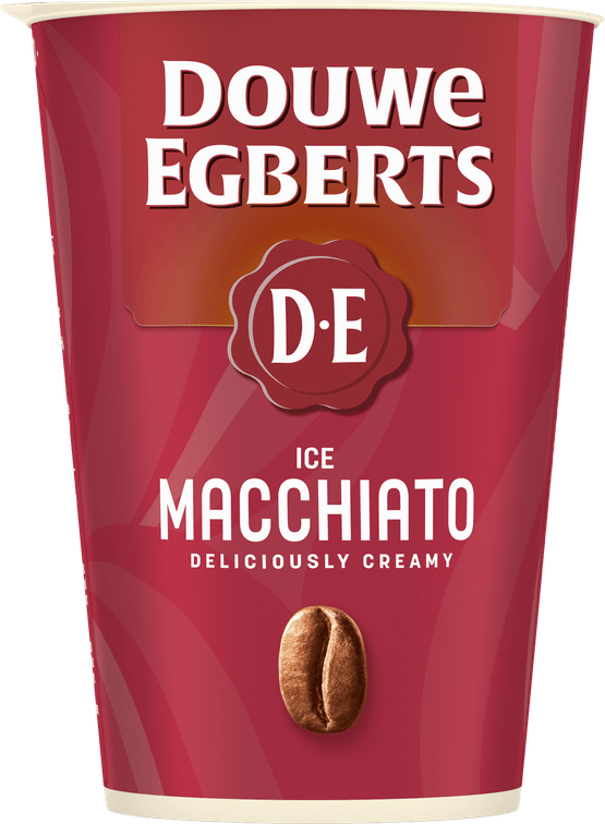 Foto van Douwe Egberts Ice macchiato op witte achtergrond