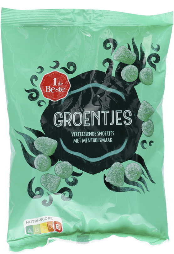 Foto van 1 de Beste Groentjes menthol op witte achtergrond