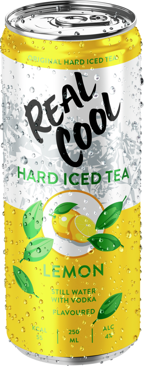 Real Cool Hard iced tea lemon