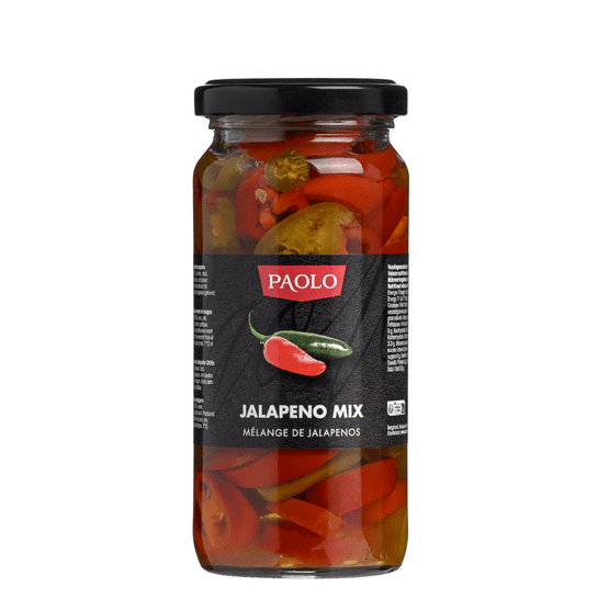 Foto van Paolo Jalapeno mix op witte achtergrond