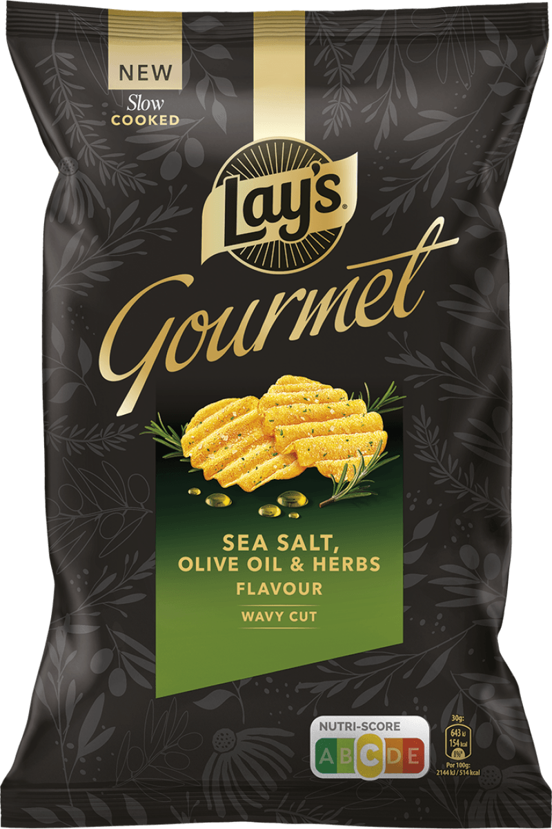 Lay's Chips gourmet sea salt olive oil&herbs