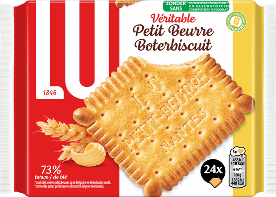 Foto van Lu Boterbiscuit op witte achtergrond