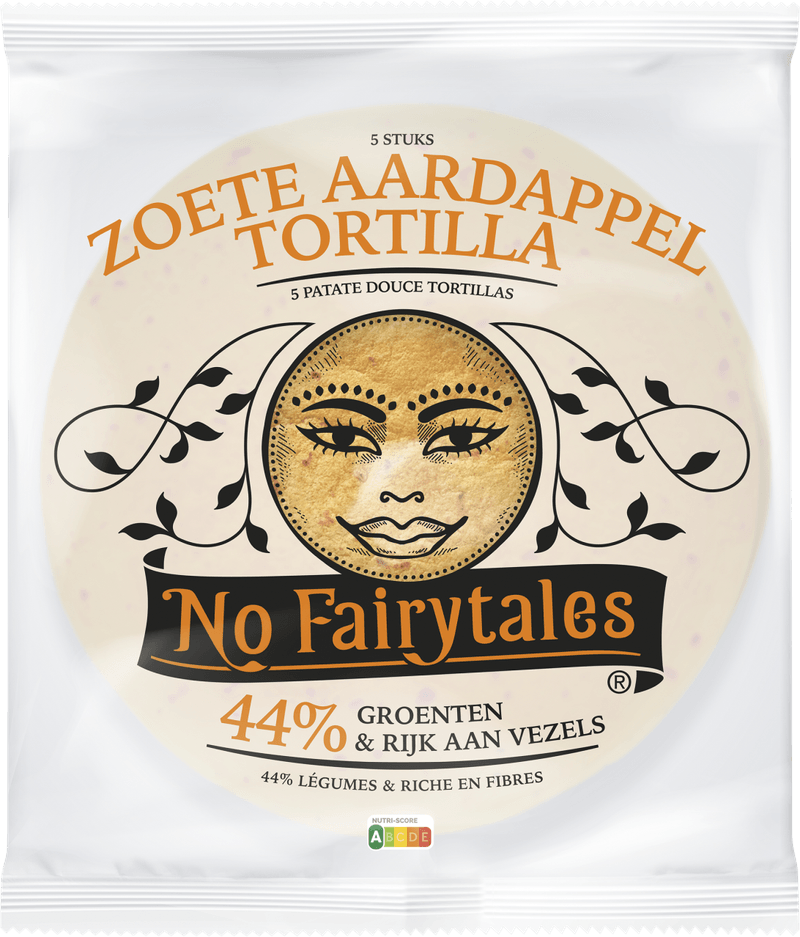 No Fairytales Tortilla zoete aardappel