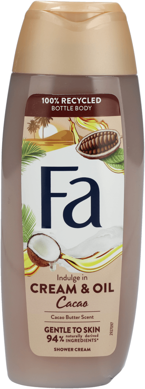 Foto van Fa Douchegel cream & oil op witte achtergrond