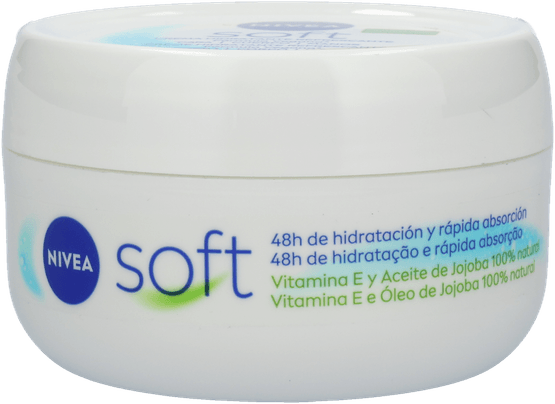 Foto van Nivea Creme soft op witte achtergrond