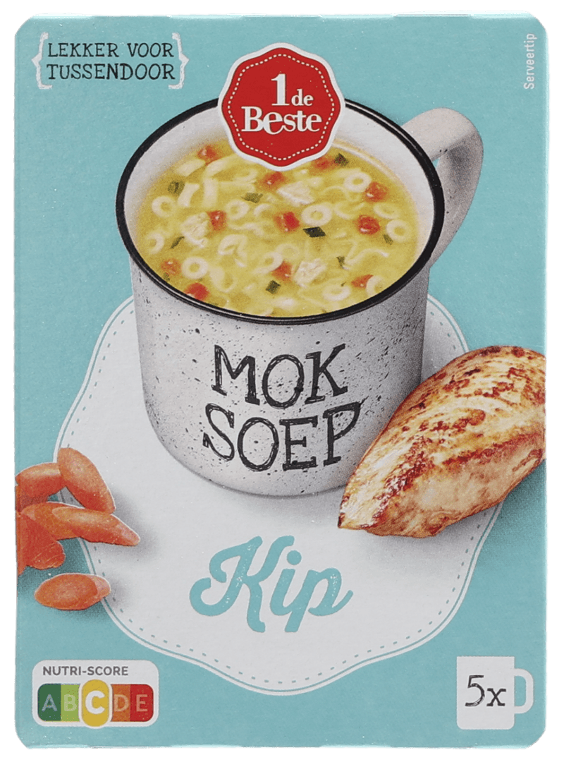 1 De Beste 1 kop soep kip 5 st.