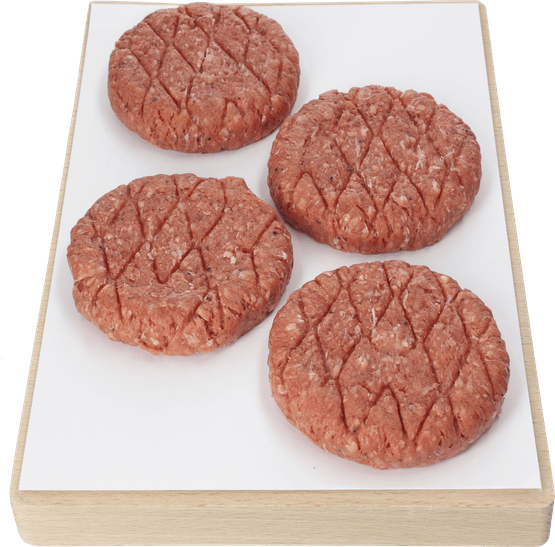 Foto van Vleeschmeesters Actie hamburger jalapeno 4 st. op witte achtergrond