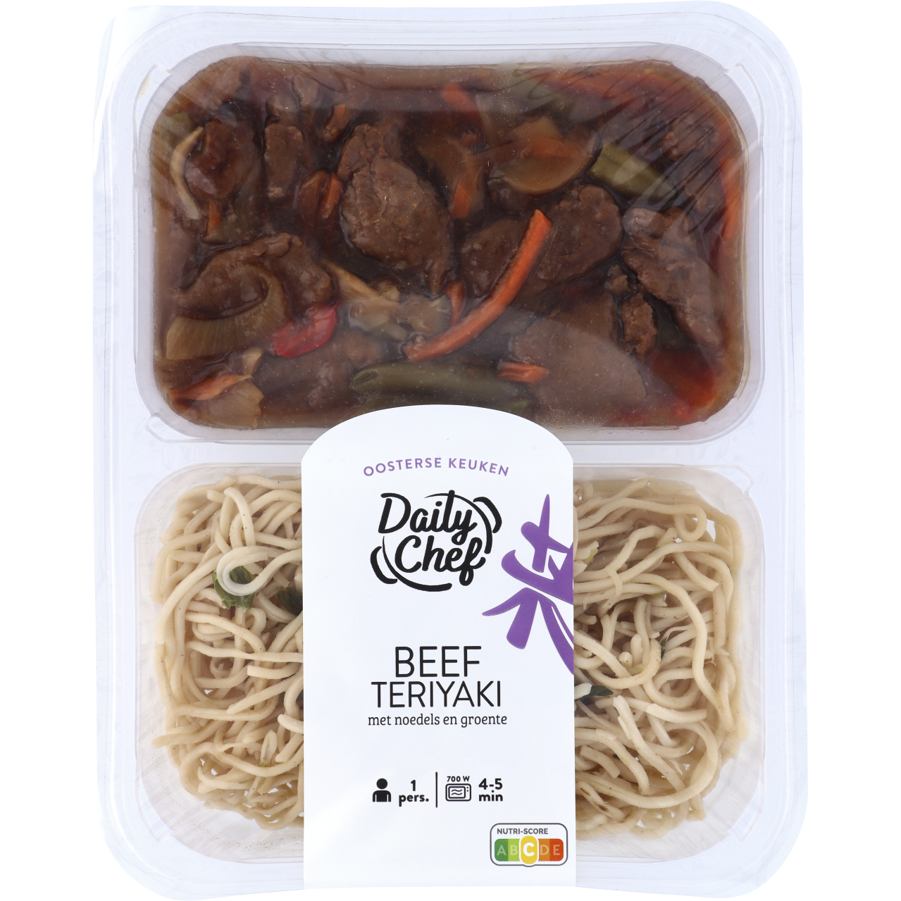Daily Chef Beef teriyaki met noedels