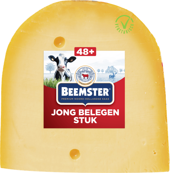 Foto van Beemster Jong belegen 48+ stuk op witte achtergrond