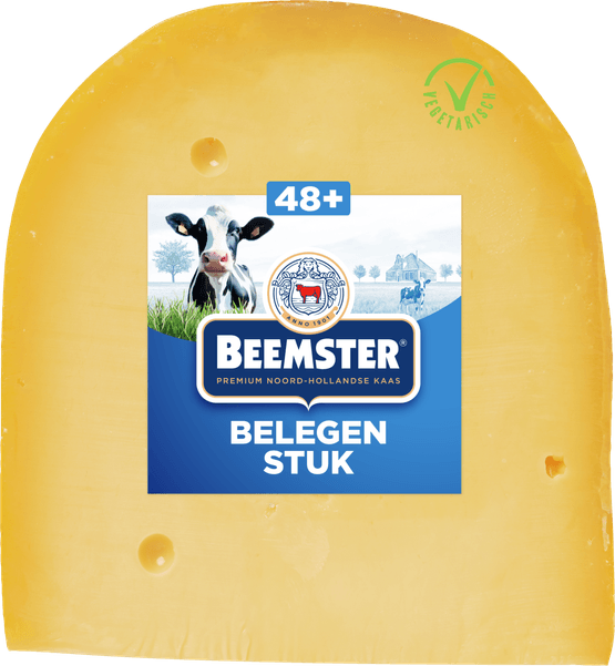 Foto van Beemster Belegen 48+ stuk op witte achtergrond
