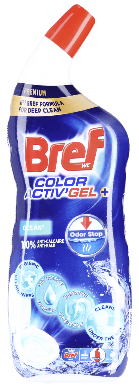 Foto van Bref Wc gel actif ocean op witte achtergrond