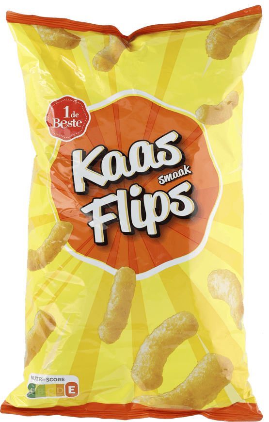 Foto van 1 de Beste Kaasflips op witte achtergrond