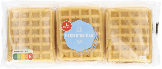 Foto van 1 de Beste Eierwafels op witte achtergrond