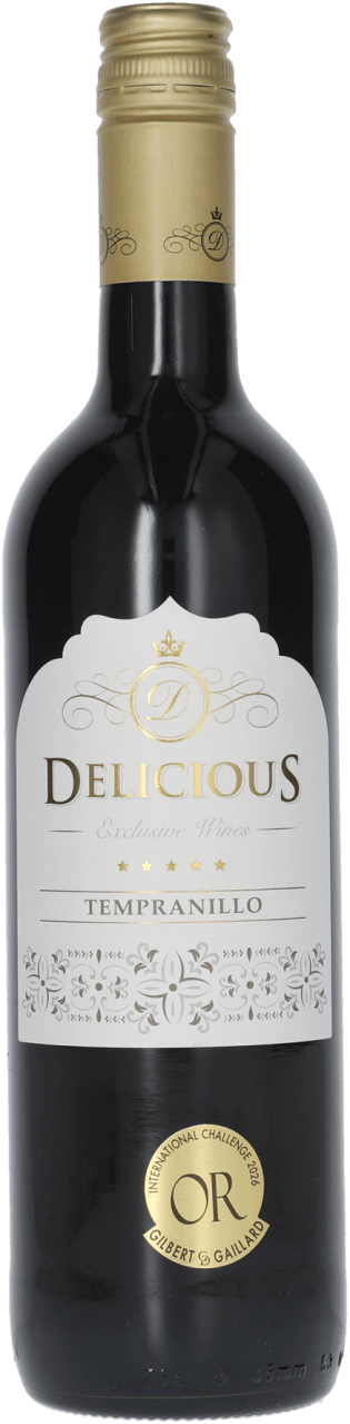 Foto van Delicious Tempranillo op witte achtergrond