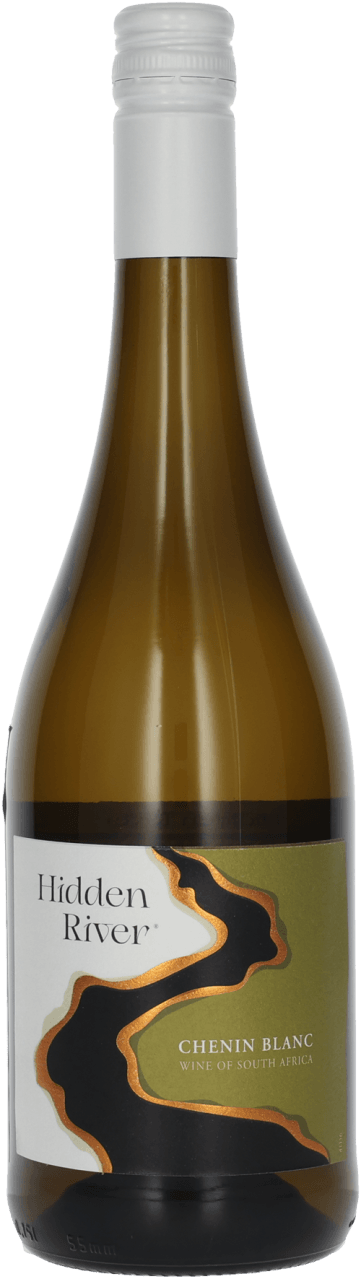 Foto van Hidden River Chenin blanc op witte achtergrond