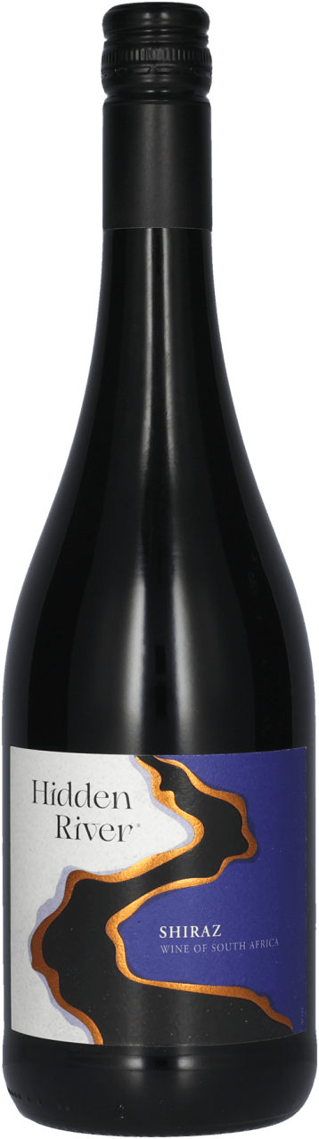 Foto van Hidden River Shiraz op witte achtergrond