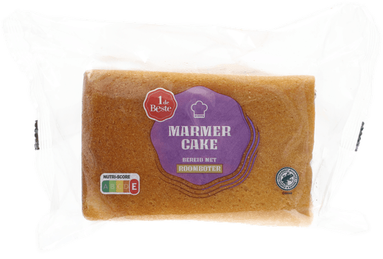 Foto van 1 de Beste Marmercake op witte achtergrond