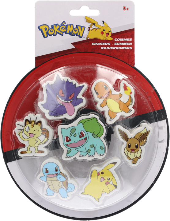 Foto van Pokémon gummen op witte achtergrond