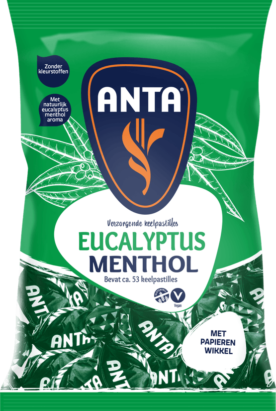 Foto van Anta Eucalyptus op witte achtergrond