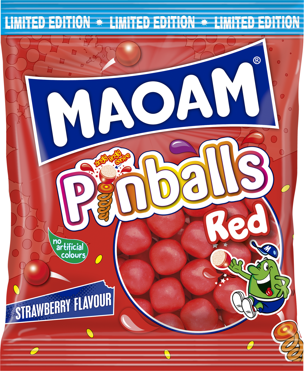Maoam Pinballs red